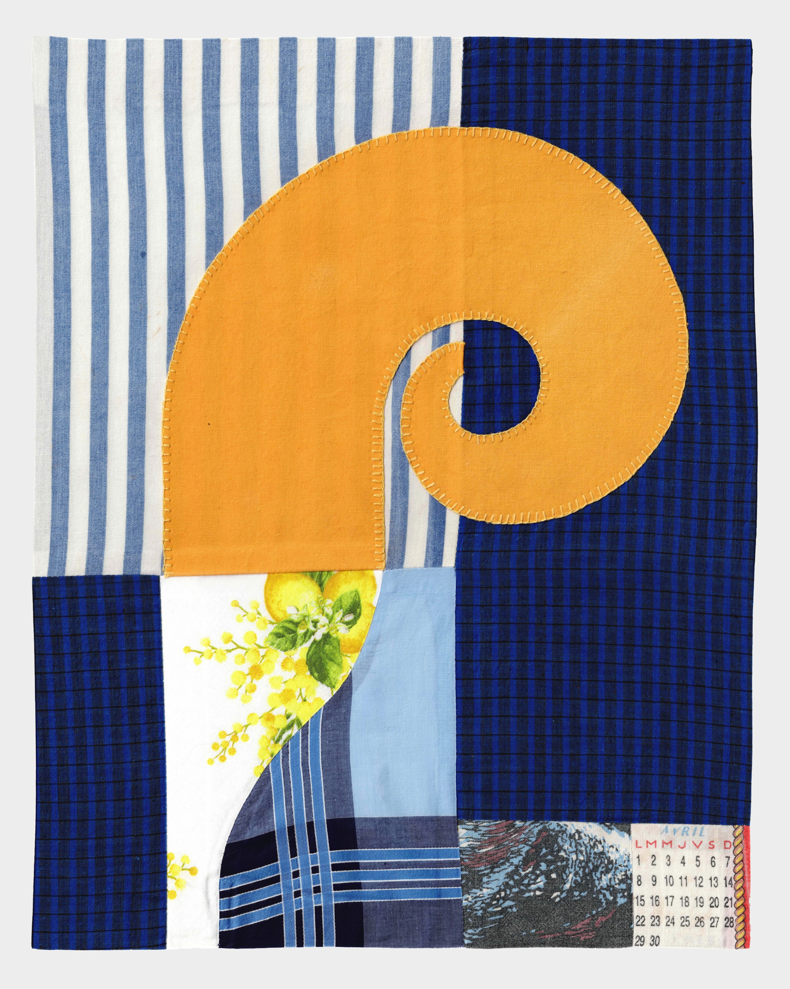 NOE • Patchwork and embroideries • 50x70 cm