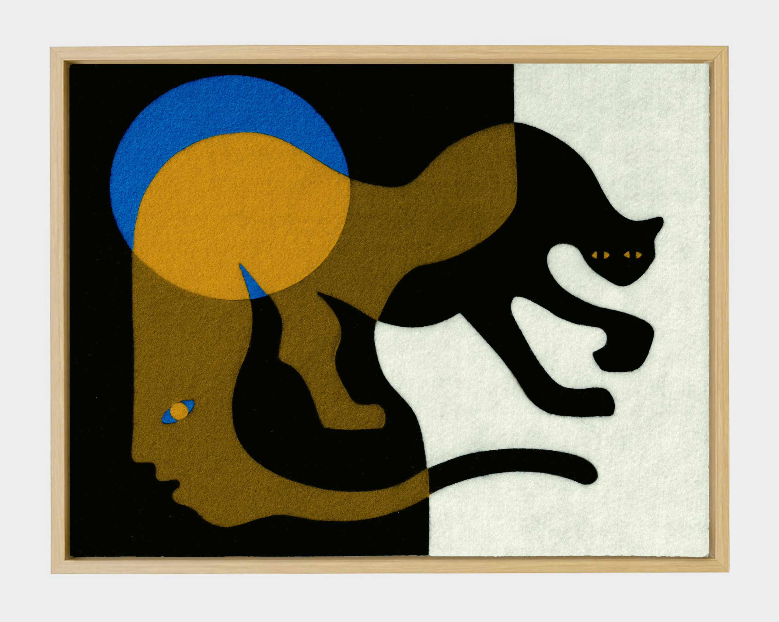 Salvaleo • marquetry felt • 40x50cm