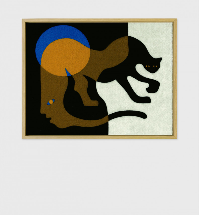 Salvaleo • marquetry felt • 40x50cm